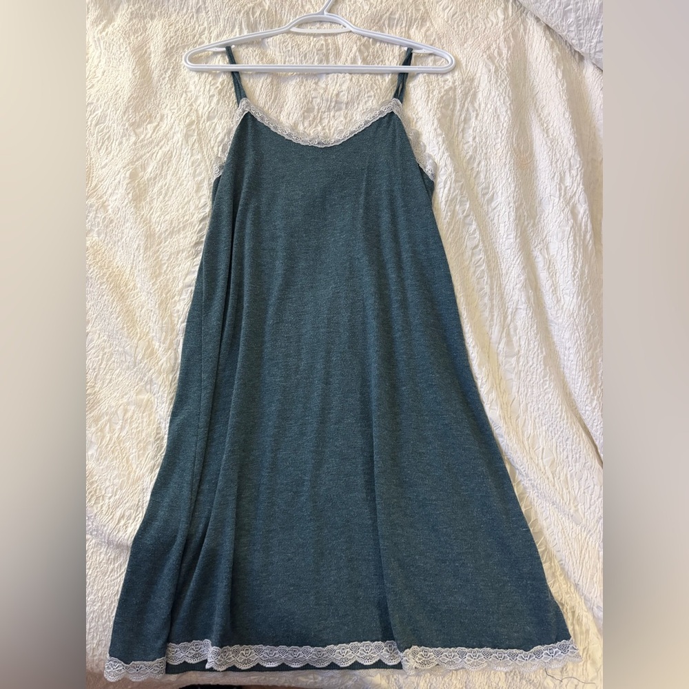 Teal Sleeveless nightie